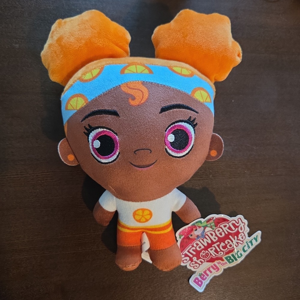 Strawberry Shortcake: Berry In The Big City - ORANGE BLOSSOM Plush / 8" NEW